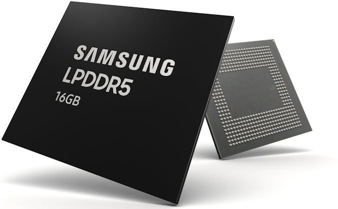 <b>Samsung Starts Production of 16 GB LPDDR5-5500 for Smartphon</b>