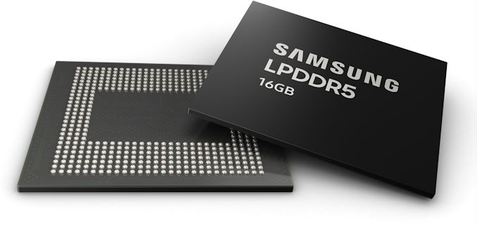 Samsung Starts Production of 16 GB LPDDR5-5500 for Smartphones